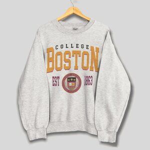 Vintage Style Boston College Sweatshirt, Boston University Unisex Shirt Tee